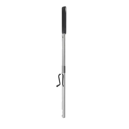 KitchenAid KQ907 Curved Stainless Steel Paddle Style Candy and Deep Fry Thermometer with pan clip, TEMPERATURE RANGE: 100F to 400F, Black