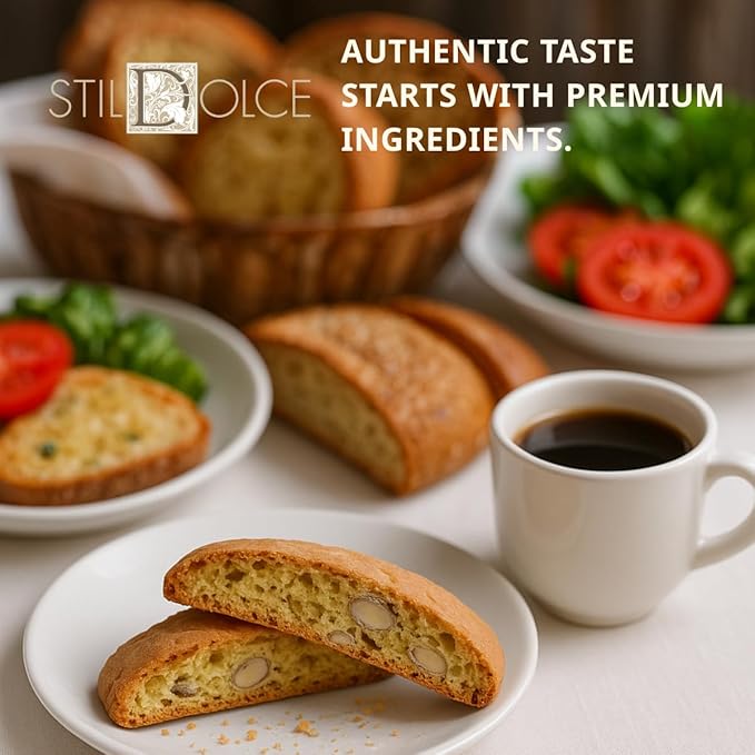 Italian Semi-Soft Almond Biscotti | Made in Tuscany, Italy | Stildolce Traditional Authentic Biscuits