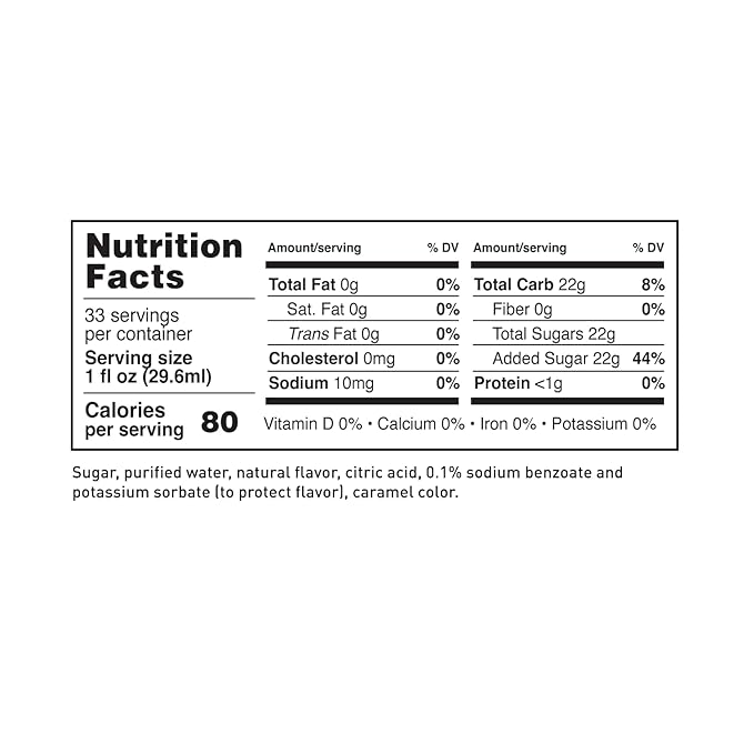 (4-Pack) LAVA Premium Mocha Chocolate Syrup, Chocolate Coffee Sweetener, 33.8oz (1-Liter), Made with 100% Sugar, No Artificial Sweeteners, Flavors, or Colors.