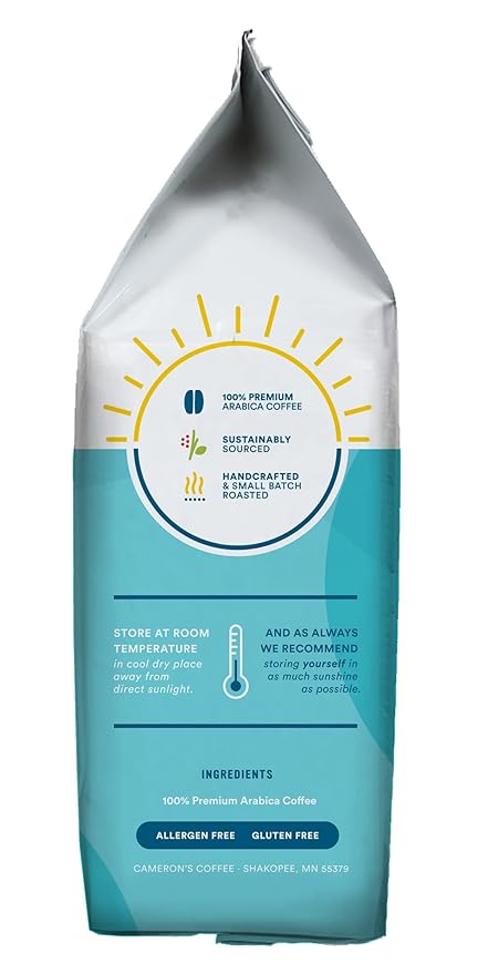 Cameron's Coffee Roasted Ground Coffee Bag, Woods & Water, 12 Ounce