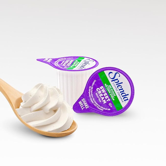 SPLENDA Single Serve Coffee Creamer Cups, Sugar Free Sweet Cream, 48 Count (Pack of 2)