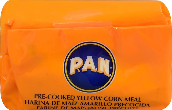 P.A.N. Yellow Corn Meal – Pre-cooked Gluten Free and Kosher Flour for Arepas (2.2 lb/Pack of 2)