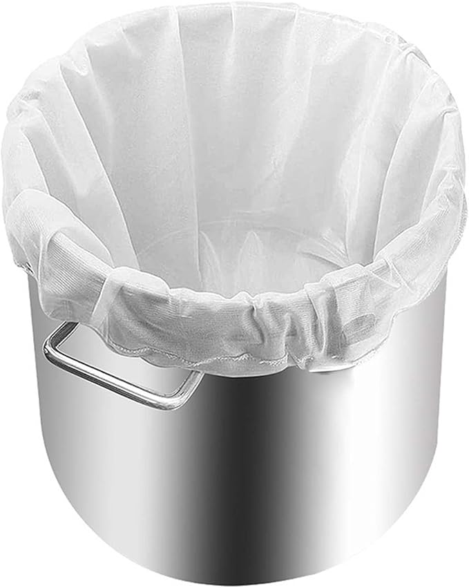 100 Pack 20 x 24 Inch Cold Brew Coffee Filters, Coffee Filter Bag Commercial Cold Brew Filters for Tea, Coffee and Spice, White