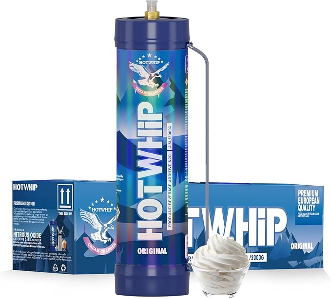 Whipped Cream Charger 3000g Original Flavor 4.5L Whip Cream Cylinder,1x3000g