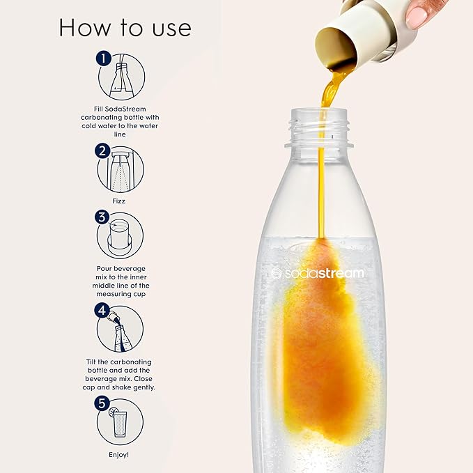 SodaStream Sparkling Drink, Diet Orange, 14.8 Fl Oz (Pack of 4)