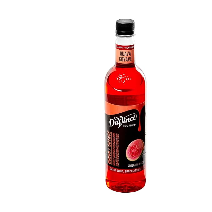 DaVinci Gourmet Classic Guava Syrup, 25.4 Fluid Ounces (Pack of 4)