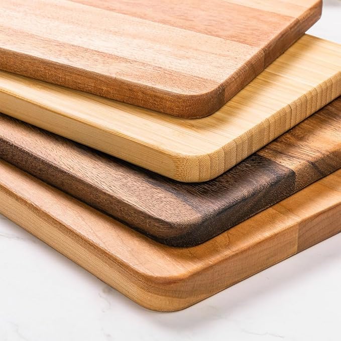 callie Personalized Cutting Board with Photo & Text & Date, Wooden Cutting Board Cheese Serving Tray with Handle, Housewarming Gifts (S, M, L)