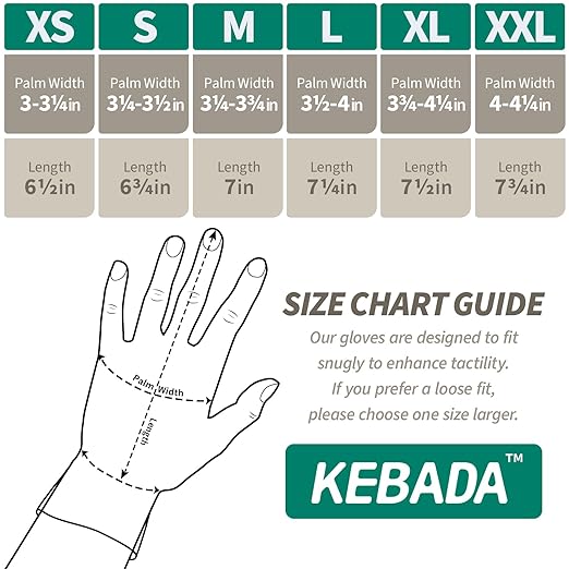 Kebada W1 Safety Work Gloves, PU Coated Touch Screen Work Gloves with Grip, Bulk Pack Working Gloves for Warehouse, Construction, Gardening and Mechanic Use, Black, 50 Pairs, Small