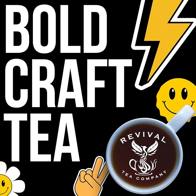 Revival Tea Company Citrus Chamomile Tea - Herbal Tea Blend of Chamomile Flowers and Orange Peel - Caffeine Free - Loose Leaf 3 Ounces