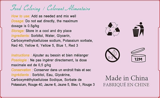 Food Coloring Gel - Vibrant Color Gel Food Coloring for Cake Decorating, Baking, Easter Egg, Icing - Tasteless Food Color Dye for Fondant, Cooking, Slime, Airbrush (Violet, 5.3oz)