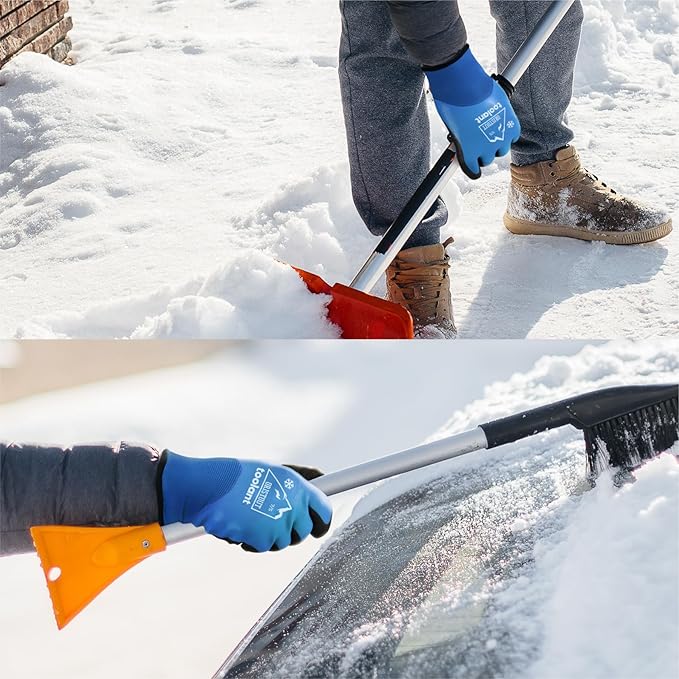 Waterproof Winter Work Gloves for Men and Women, Touchscreen, Freezer Gloves, Thermal Insulated, for Cold Weather