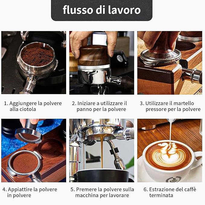 51mm Bottomless Portafilter for Delonghi Dedica EC680, EC685,SMEG and EUPA Coffee Machines, 3-Ear Design, Stainless Steel 51mm portafilter with Stainless Steel Double Shot Capacity Cup Filter Basket