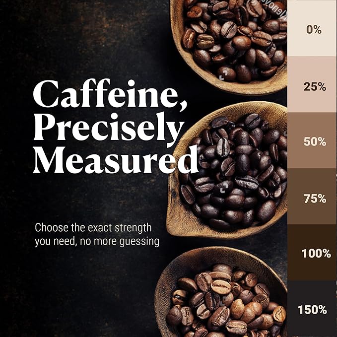 COFFREE Organic Instant Coffee Packets - 150% Extra Strong Dark Roast with Bold, Full-Bodied Taste - Low Acid, Mold Free Coffee Made with Arabica Coffee Beans - Hot or Cold Travel Packets 24 Pack Box