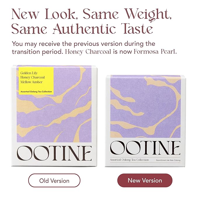 OOTINE Oolong Tea Bags โ Taiwan Tea Loose Leaf Gift Set (3 Flavors, 9 Pyramid Sachets), Individually Wrapped, Handcrafted, Single-Origin Taiwanese Oolong, Multiple Infusions