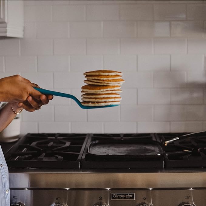 GIR: Get It Right Silicone Cooking Spatula Turner - 11-Inch Red - One-Piece Seamless Design - Nonstick Heat-Resistant Silicone - Baking Spatula & Flipper Tool