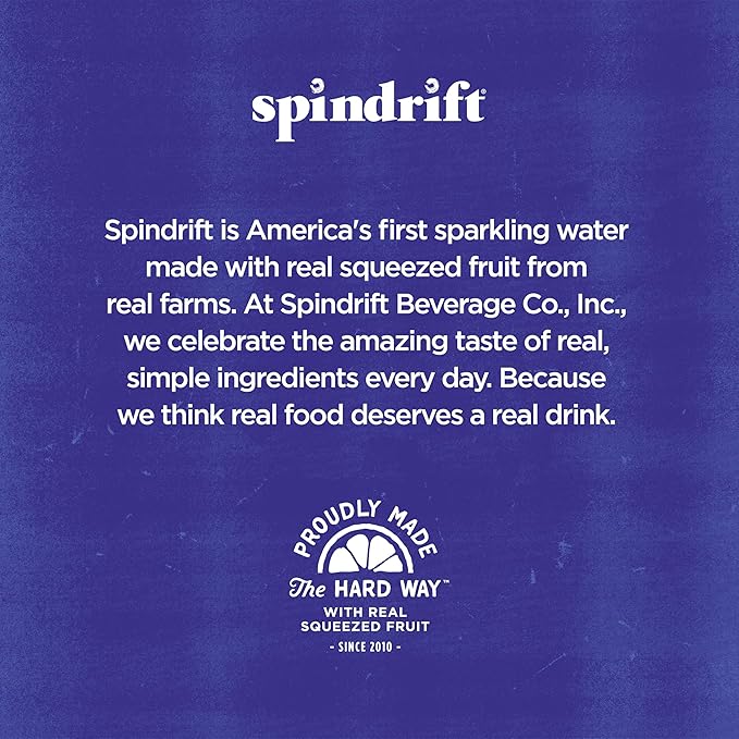 Spindrift Pink Lemonade Can 12 Ounce (Pack of 24)