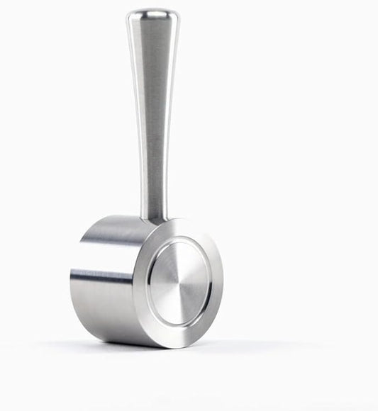 Crema Coffee Products Replacement Steam Lever for Breville Espresso Machines | Ergonomic Stainless Steel Design | Compatible with Barista Express, Infuser, Barista Pro | Easy Grip | Silver Finish