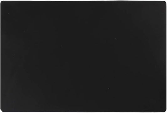 Extra Large Mulitpurpose Silicone Placemat,Countertop Protector, Kitchen Counter Mat, Table Mat, Heat Resistant, Washable, Non Slip (39.4 x 23.6 inch, Black-1pcs)