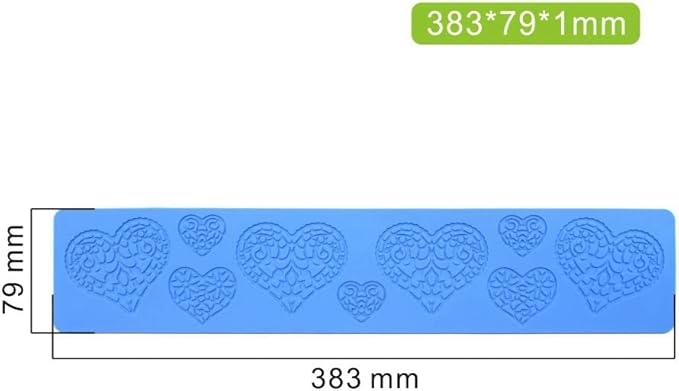 Heart Candy Mold, Chocolate Candy 3D Heart Silicone Mold, Sugar Craft Cake Decoration, Cupcake Top, Polymer Clay