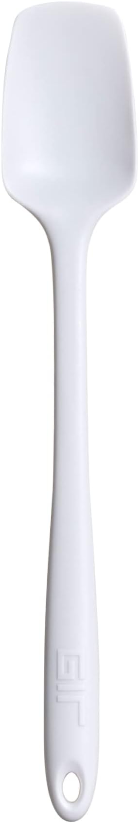 GIR: Get It Right Silicone Spoonula Spatula - 11-Inch Skinny Studio White - Heat-Resistant & Nonstick Silicone Kitchen Utensils - Serving & Scraping