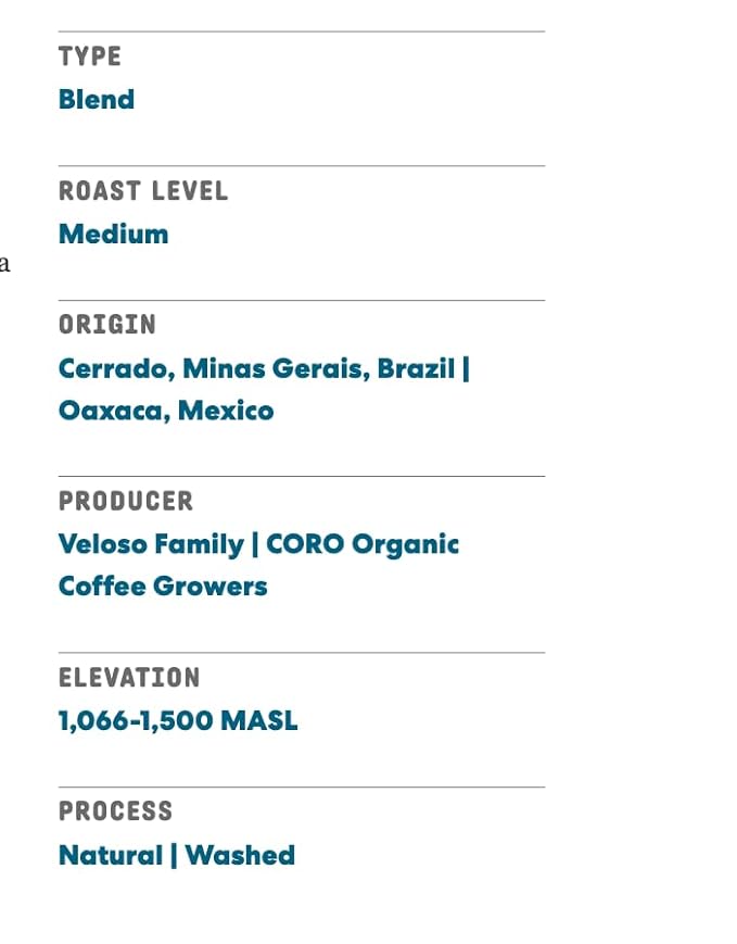 Joe Coffee Company - Half Moon Half Caffeinated Ground Specialty Coffee, 6 oz Bag | NYC Roaster, Rainforest Alliance Certified, Kosher, Climate-Friendly