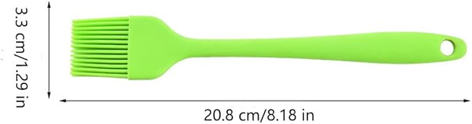 Silicone brush, Oil Brush for BBQ Kitchen Cooking Baking and Grilling (4 PCS,Rose red)