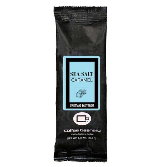 Coffee Beanery Sea Salt Caramel Flavored Coffee - 1.75oz Try-Me-Coffee-Sampler