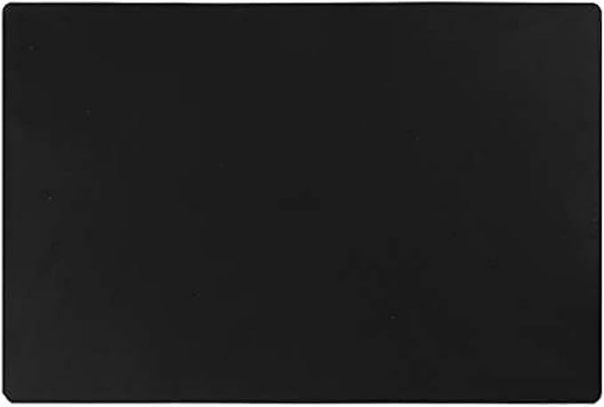 Extra Large Mulitpurpose Silicone Placemat,Countertop Protector, Kitchen Counter Mat, Table Mat, Heat Resistant, Washable, Non Slip (27.6x19.6 inch, Black-1pcs)