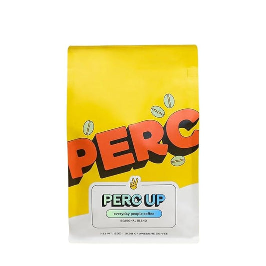 PERC UP - Roasted by Perc Coffee - Whole Bean Coffee - 2 Pound Bag