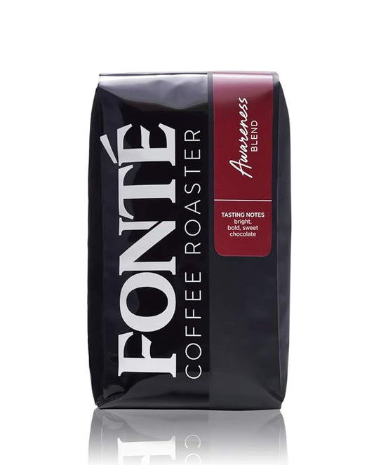 Fonte Coffee Roaster - French Press - Medium-Dark Fresh Roast - Roasted in Seattle - Single Origin - Spicy, Nutty, Chocolate - 12 oz - Awareness