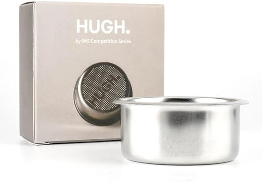 HUGH, by IMS 51 mm Precision Filter Basket Competition Series Coffee Filter Basket Stainless Steel Portafilter Basket, 14-18 grams compatible with Leverpresso H26