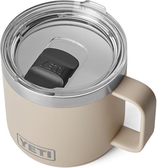 YETI Rambler 14 oz Stackable Mug, Vacuum Insulated, Stainless Steel with MagSlider Lid