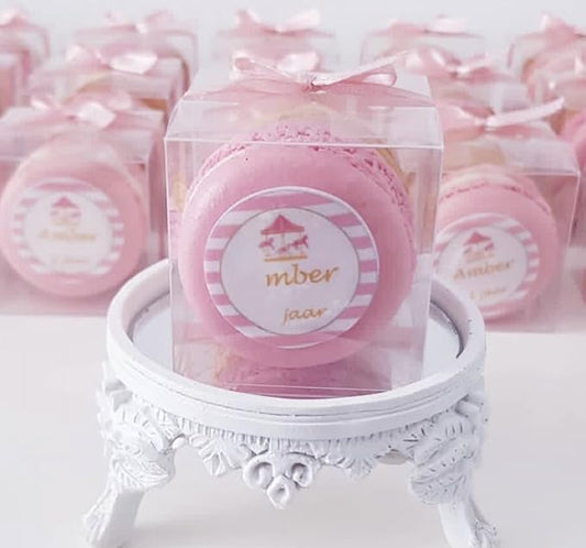 RomanticBaking 50 Pack Bulk 2x2x2 Inch Clear Gift Boxes Macaron Boxes Gift Boxes Small Chocolate Bomb Box Birthday Wedding Party Favor Boxes