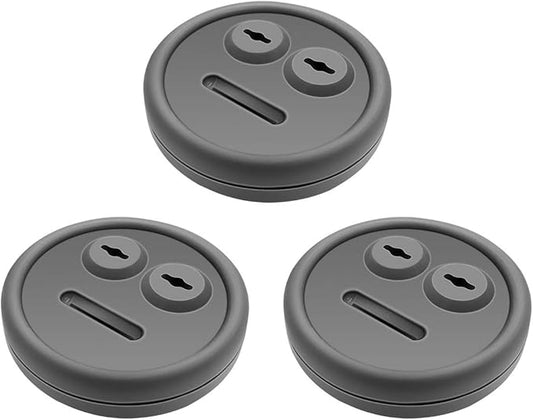 3 Pack Meat Thermometer Probe Grommet for Grill, Replacement for Weber 85037 Smokey Mountain Cookers Accessories, and Other Grills DIY Probes Port