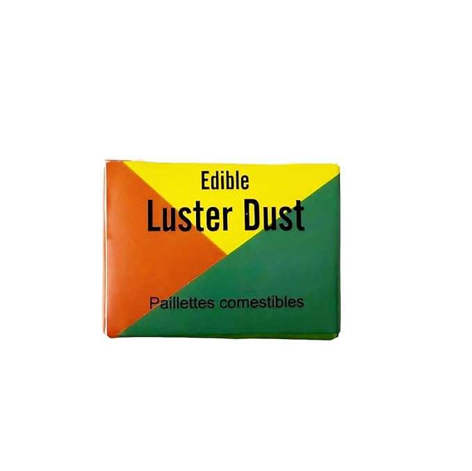 Edible Glitter - 10g Luster Dust Edible Food Grade Coloring Glitter for Cake Decorating, Baking, Drinks - Shimmer Dust Powder, Metallic Color Dusting Powder for Icing, Fondant, Candy, Cookie (Gold)
