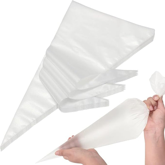 Extra Large 26 inch Piping Bags 50 Pack - HOMIOVEXXL Disposable Piping Bags Thickened Pastry Bags Frosting Bags Anti Burst Cake Decorating Bags for Cake Decorating