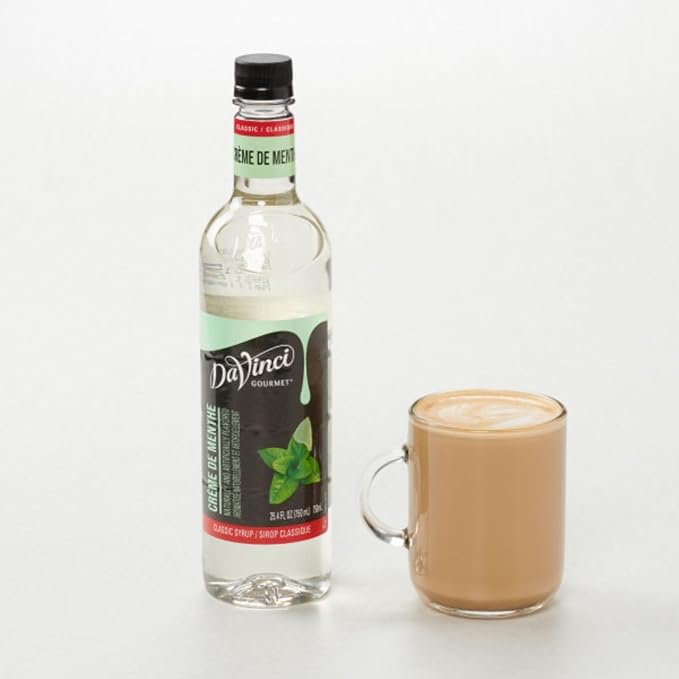 DaVinci Gourmet Classic Creme De Menthe Syrup, 25.4 Fl Oz (Pack of 1)