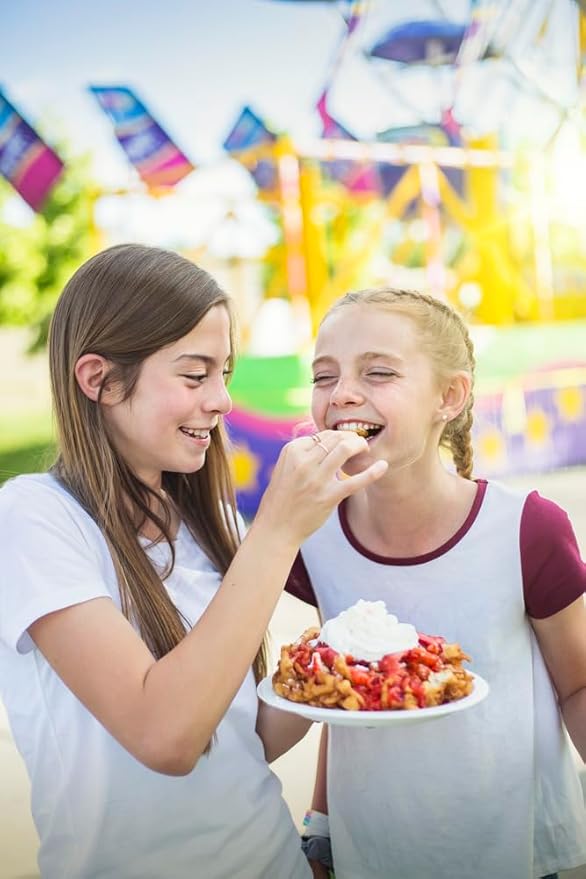 A Blend Above Funnel Cake Mix, Funnel Cake Fun: Classic Fairground Treat Mix, Makes 10 Funnel Cakes or 20 Fritters, Quick and Easy to Make, Delicious at Every Bite