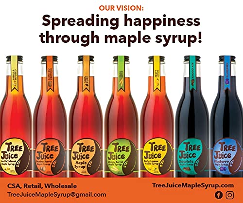 Tree Juice Gingerbread Maple Syrup | All Natural, Non GMO, Vegan, Gluten Free, Vegetarian, Paleo | 12 Ounce Bottle