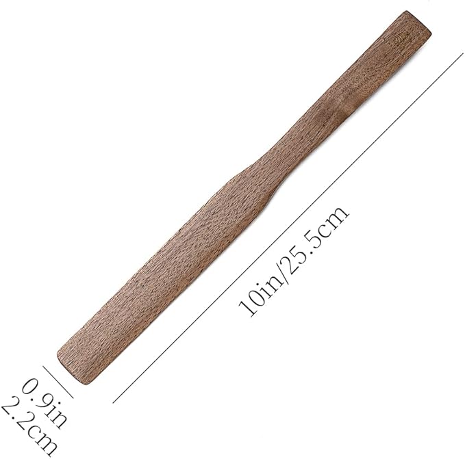 Black Walnut Wood Coffee Blender Sticks 10-inch for Aeropress, French Press, Syphon Coffee Brewer, Wood Pressing Sticks for Coffee Enthusiasts(2pcs)