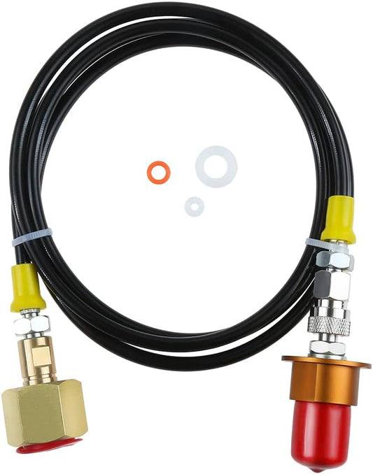 Co2 Adapter Quick Connector Hose, TEENGSE Soda DUO Machine Co2 Adapter Compatible with Terra Series