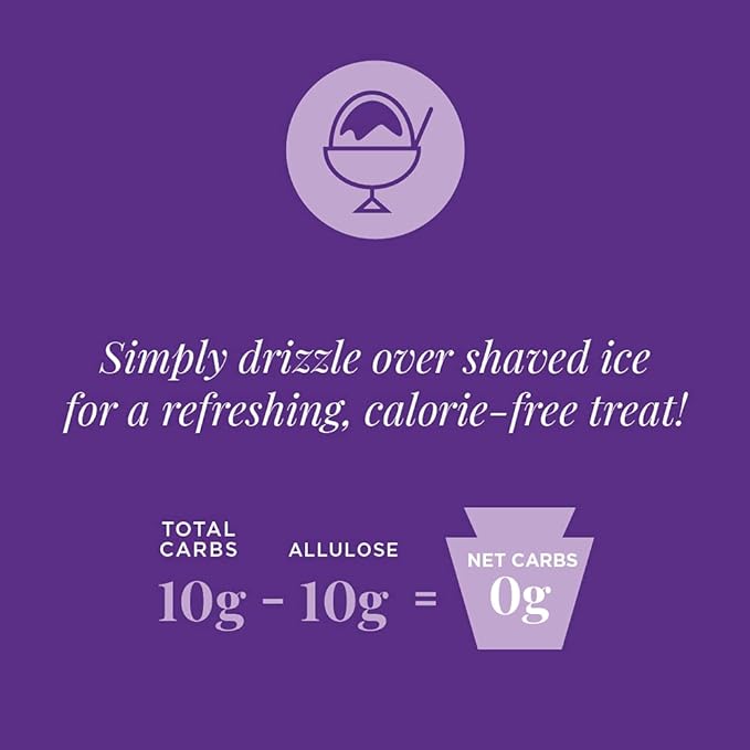 Keystone Pantry Keto Shaved Ice Syrup Grape 2 pack 1 pint bottles Gluten Free Nut Free Allergen Free Dairy Free No added sugar 0 net carbs diabetic friendly