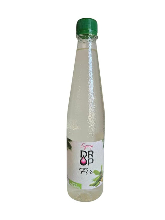 DROP Fir Syrup, Gourmet Natural Arromatic Flavors, 30% Concentrate Natural Fruit, Great for Cocktails,Lemaonades,Tea's & Desserts Toppings (16.9floz) Gluten-Free, NON-GMO