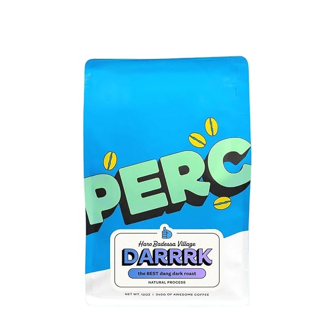 Darrrk - Roasted by Perc Coffee - Whole Bean Coffee - 2 Pound Bag