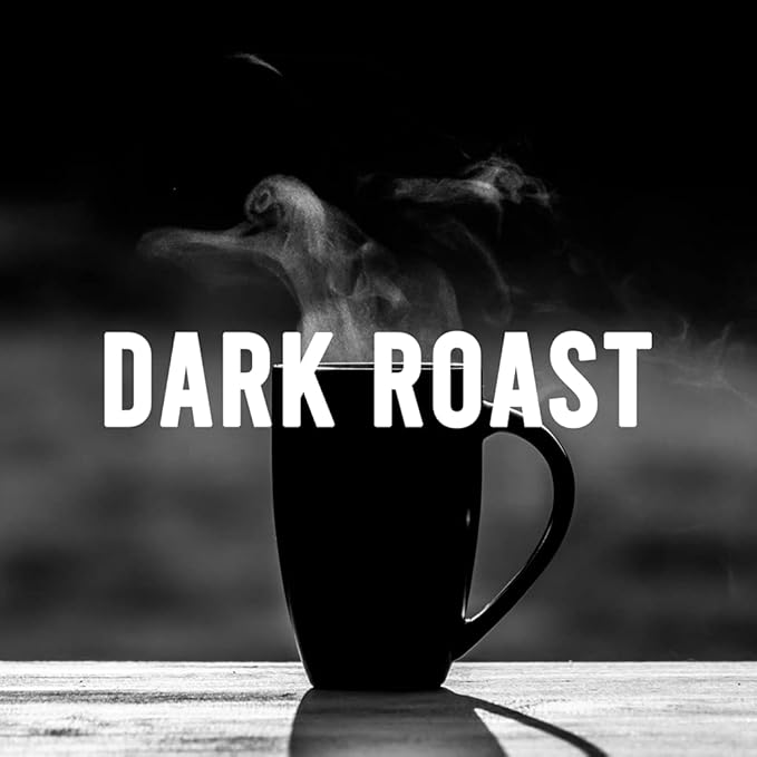 Volcanica Coffee, Dark Roast Coffee, Whole Bean, Fresh Roasted, 16-ounce