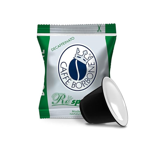 Caffe Borbone Nespresso Compatible Coffee Pods, DEK Blend Decaffeinated, Medium Roast, Decaf Espresso - NOT compatible with Vertuo - 100 Count