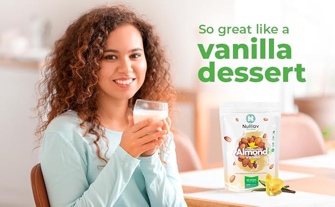 NULLIAV | Mediterranean Almond Vanilla Milk Powder 7.75 Oz.