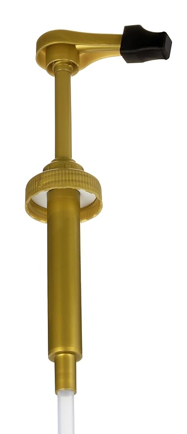 Gallon Syrup Pump (Pack of 2). Leak Proof, 10ml (2 Teaspoons) per Stroke. FDA Compliant. BPA Free. Product of Bayside Traders®.
