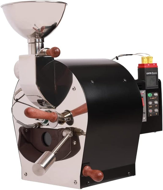 KALDI Fortis Coffee Roaster (Direct Flame Type, Dual Data Logger Thermometer)