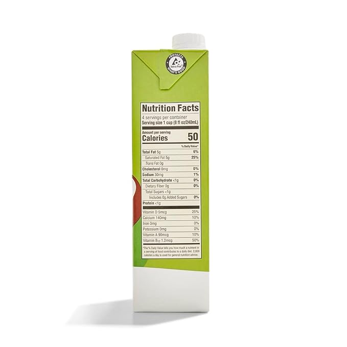 365 by Whole Foods Market, Organic Unsweet Original Coconut Milk, 32 Fl Oz (Pack of 6)